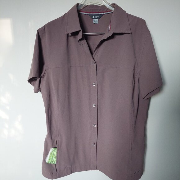 MEC  Short Sleeve Shirt With Zipped Pocket - Women's X -Large - Picture 1 of 9